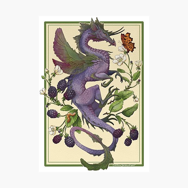 Item preview, Mûre Drake designed and sold by CoffeeDragonArt.