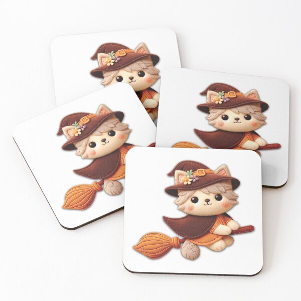Item preview, Cute Browy Cat Witch designed and sold by Bspaces.