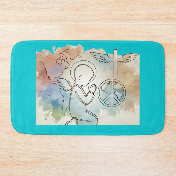 Item preview, Design of a Prayer for World Peace: A Moving Spiritual Artwork,  designed and sold by PaintMeWorld.