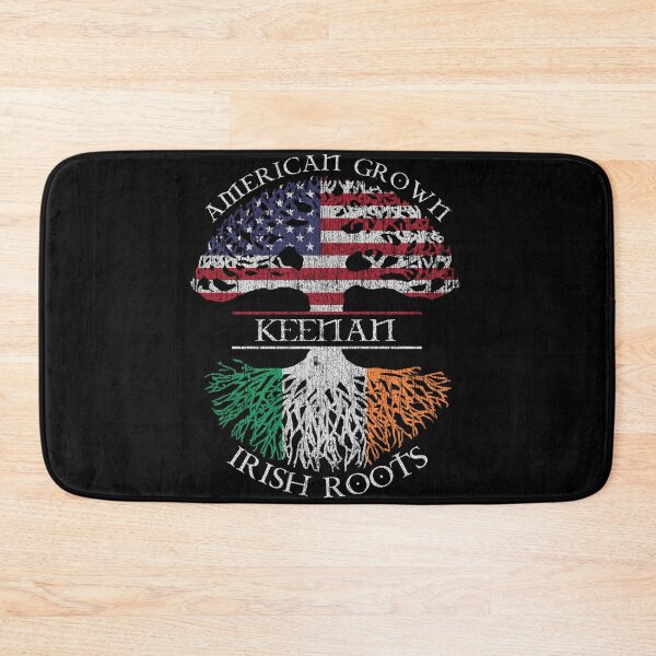 Item preview, Keenan surname American grown Irish roots US flag Tricolour Ireland flag vintage designed and sold by 9X FR.
