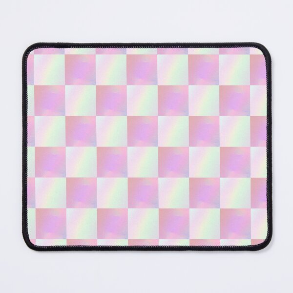 Item preview, Pastel pink purple iridescent checkered | Light purple holographic check photo pattern designed and sold by lausn.