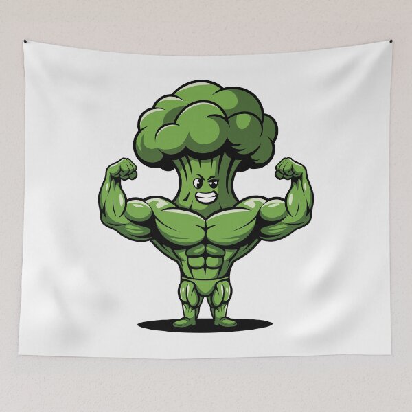 Item preview, Broccoli Powerhouse Healthy and Strong designed and sold by IconsStyles.