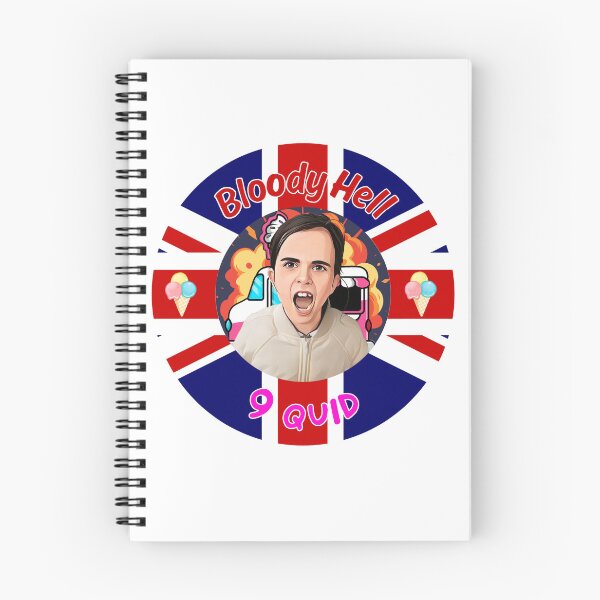 Item preview, British Angry Ice Cream Girl - Bloody Hell | 9 Quid designed and sold by Color Toonix.
