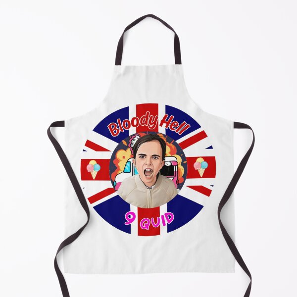 Item preview, British Angry Ice Cream Girl - Bloody Hell | 9 Quid designed and sold by Color Toonix.