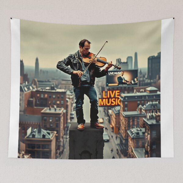 Item preview, City Violinist Rhapsody designed and sold by PanoramaPrints.