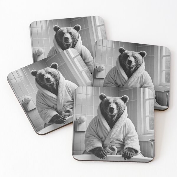 Item preview, Bear in a Luxurious Bath Moment designed and sold by vk09.
