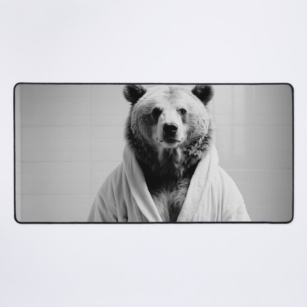 Item preview, Sophisticated Bear in Luxury Bathroom designed and sold by vk09.
