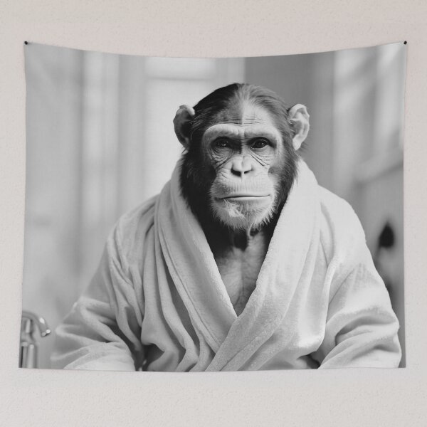 Item preview, Contemplative Chimp in Luxurious Robe designed and sold by vk09.