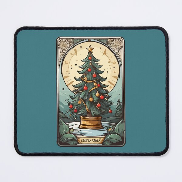 Item preview, Tarot card with christmas tree designed and sold by twisted-dot.