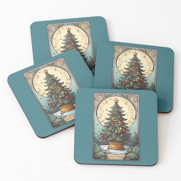 Item preview, Tarot card with christmas tree designed and sold by twisted-dot.