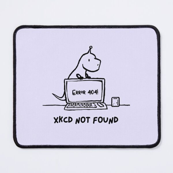 Item preview, xkcd not found designed and sold by Crush-Vogue.