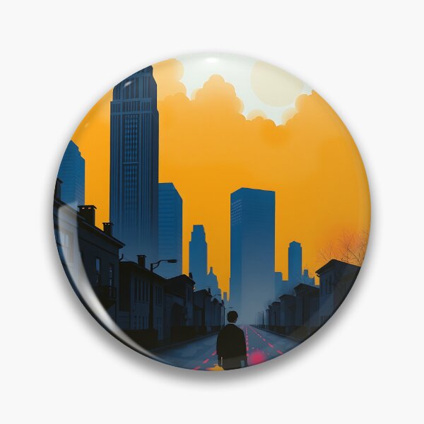 Item preview, Neon Bluescape Solitude designed and sold by PanoramaPrints.