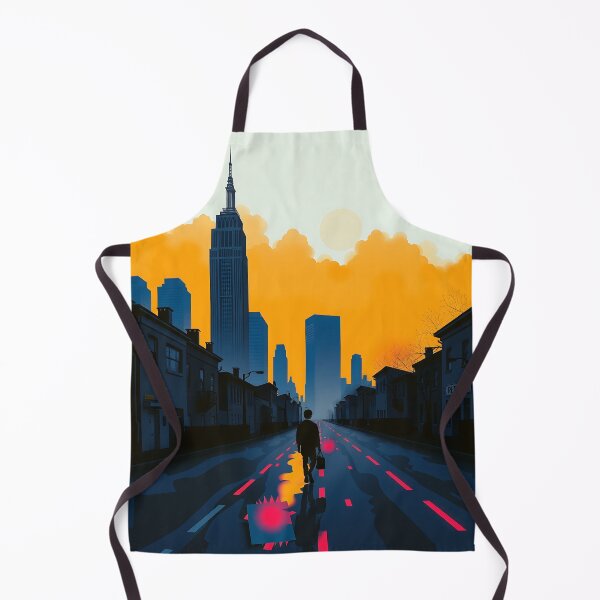 Item preview, Neon Bluescape Solitude designed and sold by PanoramaPrints.