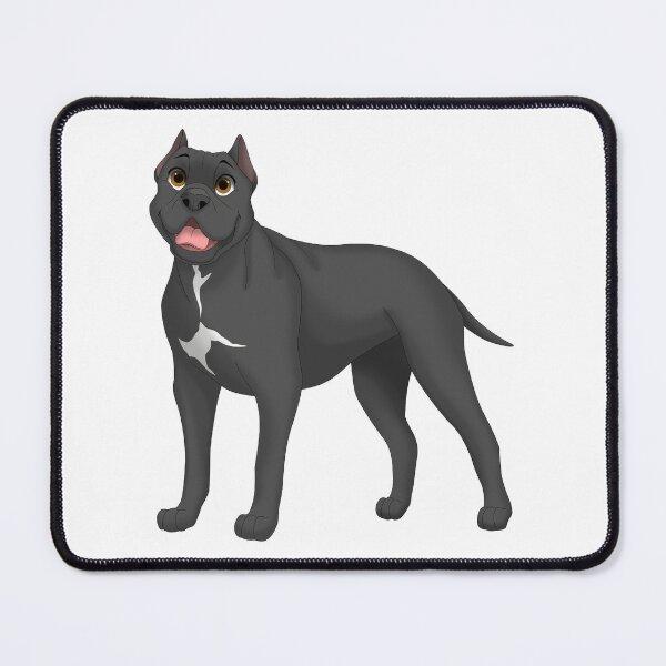 Item preview, Black Cane Corso Dog (cropped Ears) designed and sold by AltaWoodsari.