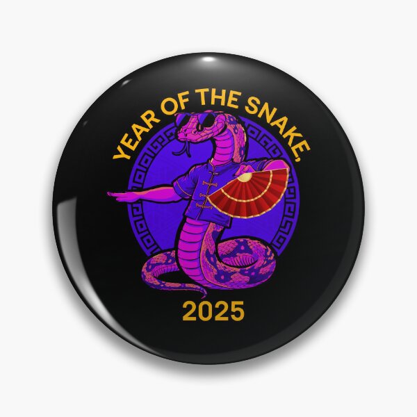 Item preview, Cute blue and purple Snake with  ver8-Year of the Snake 2025- Chinese Zodiac Theme- black Background designed and sold by CosmicNook1.