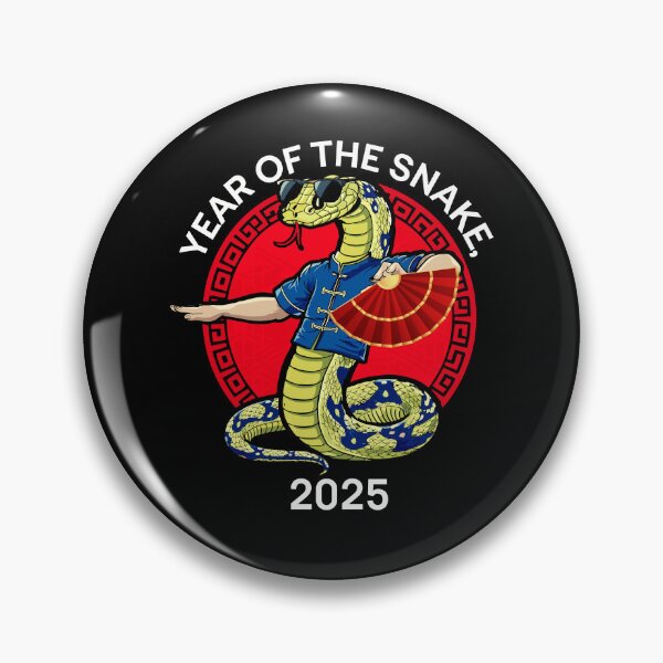 Item preview, Cute yellow and red Snake with  ver9-Year of the Snake 2025- Chinese Zodiac Theme- black Background designed and sold by CosmicNook1.
