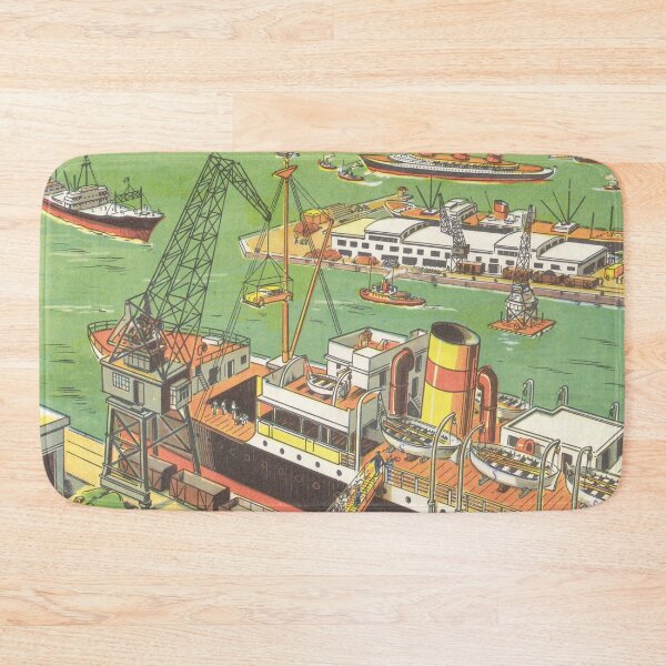 Item preview, port with container ships designed and sold by Mauswohn.