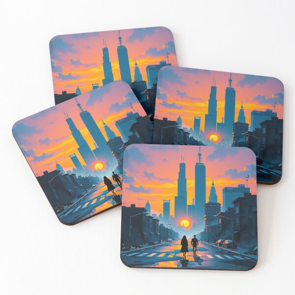 Item preview, Golden Hour City Dreams designed and sold by PanoramaPrints.