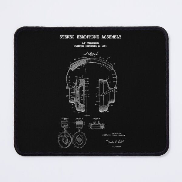 Item preview, Stereo Headphone Assembly designed and sold by PATENT PRINTS.