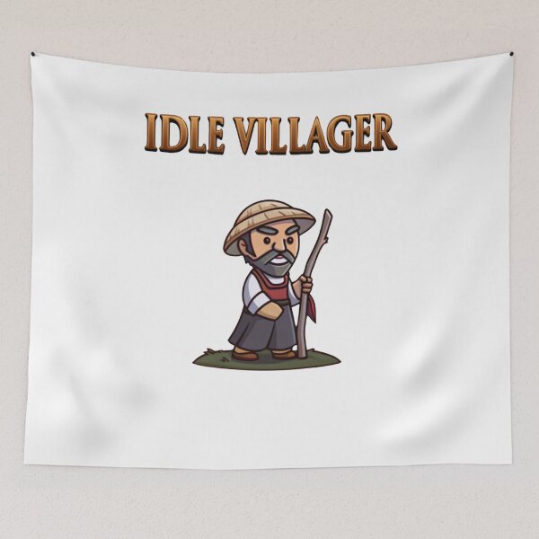 Item preview, Idle Villager designed and sold by Colorful-Garden.
