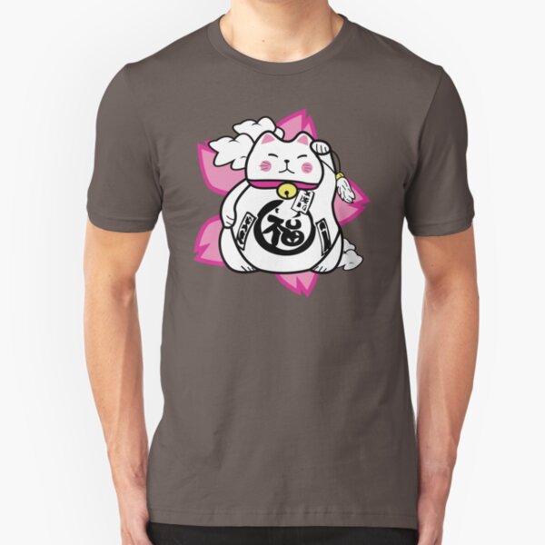Superstitious Cat Slim Fit T-Shirt