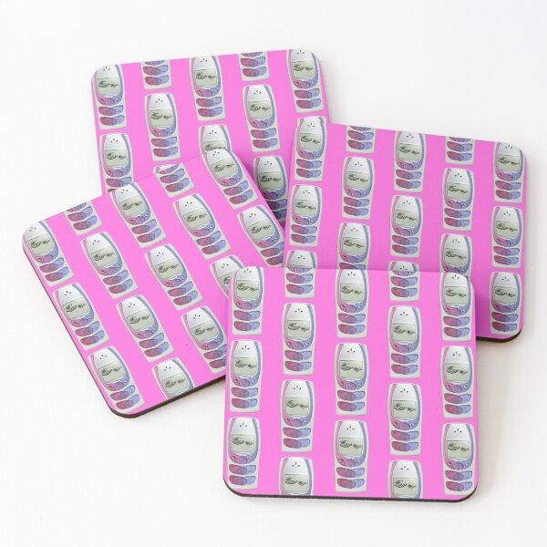 Item preview, Y2K Brick Pink and Purple Buttons - Retro 2000s Aesthetic designed and sold by MetaMishMash.