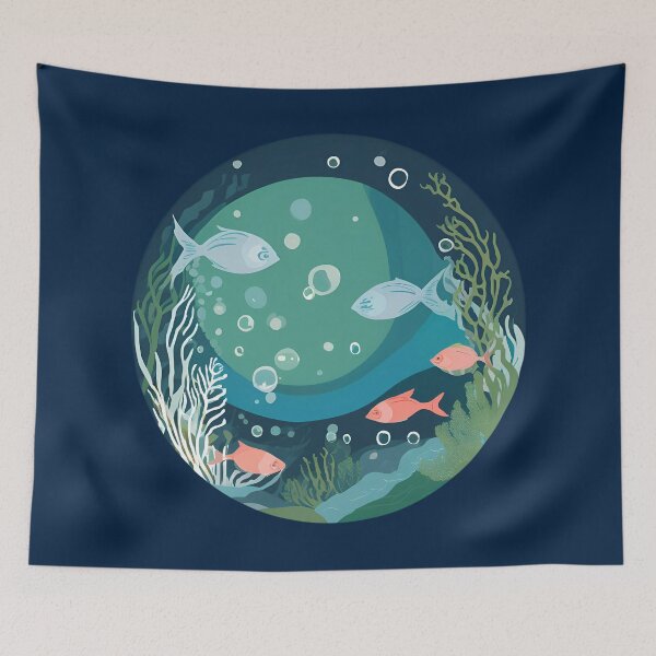 Item preview, Colorful Vibrant Underwater Life designed and sold by Crush-Vogue.
