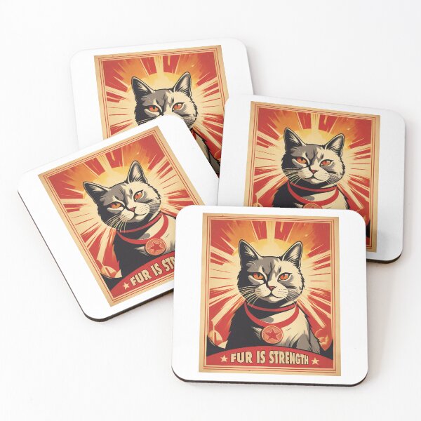 Item preview, Fur is Strength Satirical North Korean Art designed and sold by GetContented.