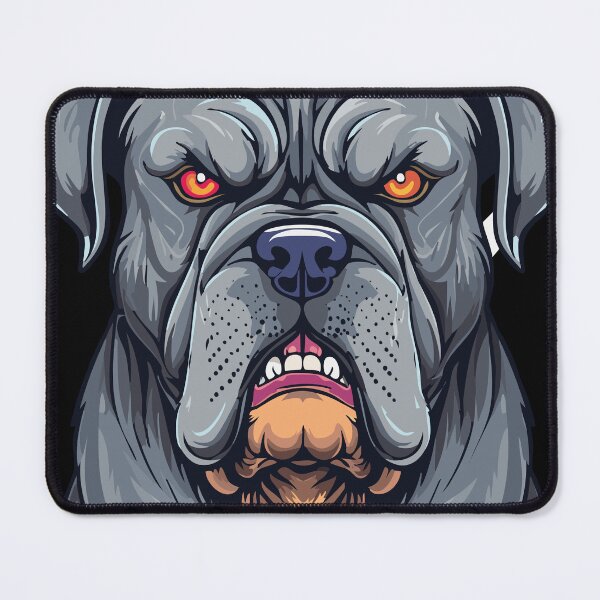 Item preview, Aggressive Pitbull Illustration designed and sold by biggieDEALshop.