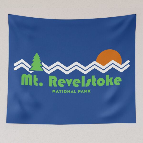 Item preview, Mount Revelstoke National Park Retro designed and sold by Esskay Designs.