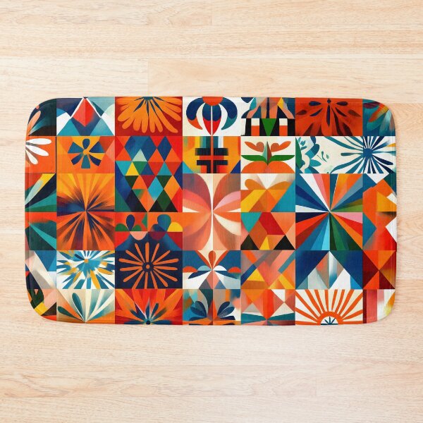 Item preview, Vibrant Geometric Shapes Pattern designed and sold by Soul-Sparks.