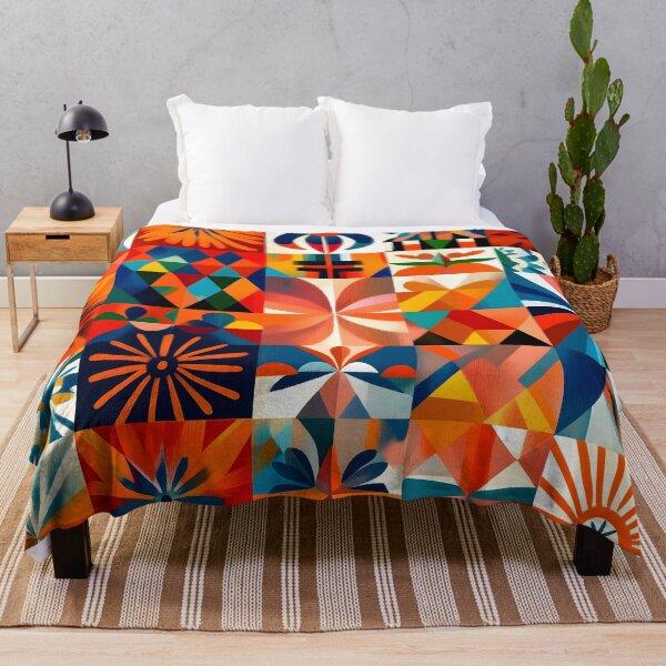 Item preview, Vibrant Geometric Shapes Pattern designed and sold by Soul-Sparks.