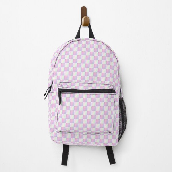 Item preview, Pink iridescent checker board photo pattern | lilac pink purple crafty square designed and sold by lausn.