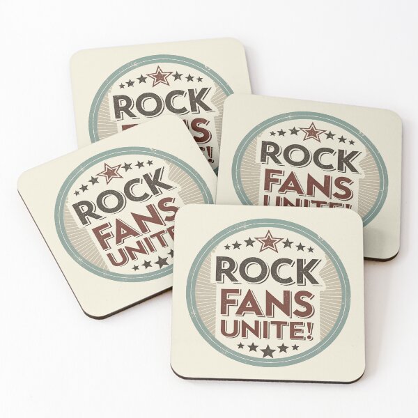 Item preview, Rock Fans Unite! designed and sold by NickTaroDesign.