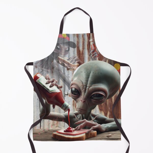Item preview, Aliens eating Devon Sandwich designed and sold by ArtfulMaverick.