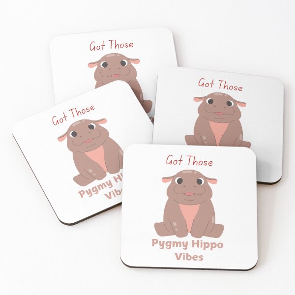 Item preview, Pygmy Hippo Vibes, cute designed and sold by GrahamBaxter.