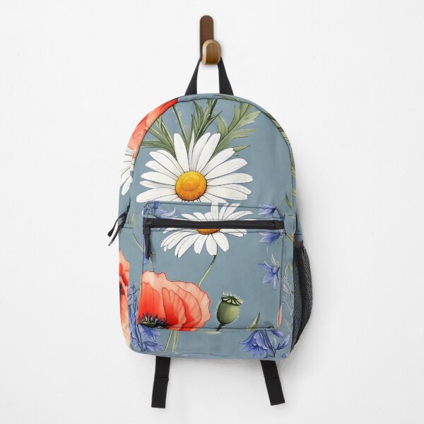 Item preview, Wildflower Meadow, Summer Blooms, Floral Pattern, Poppy & Daisy, Wildflower Print designed and sold by Artidnan12.