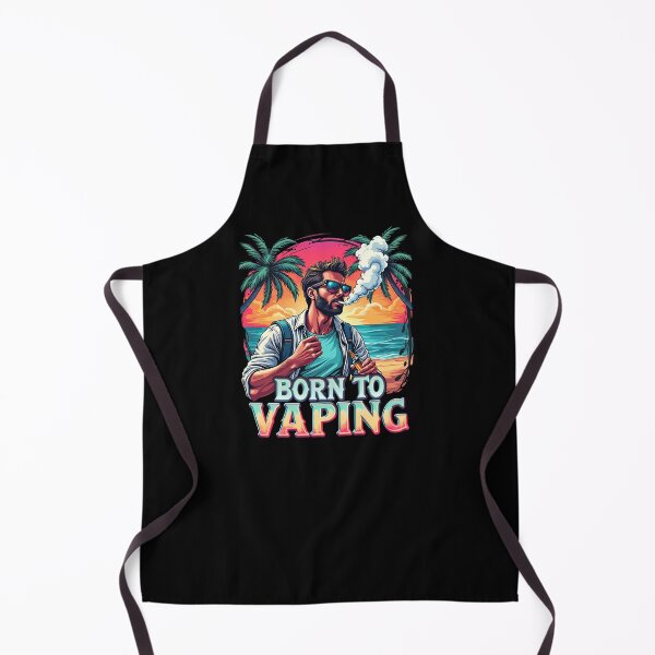 Item preview, Born to Vaping Tropical Sunset Vaporwave Art Tee designed and sold by perlham123.