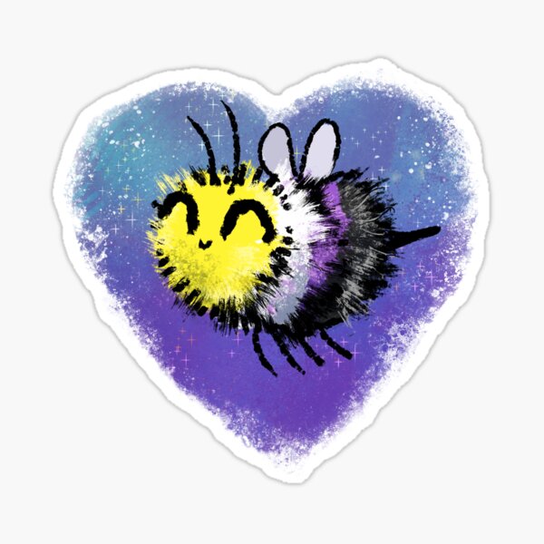 Pride Bees - Nonbinary Sticker