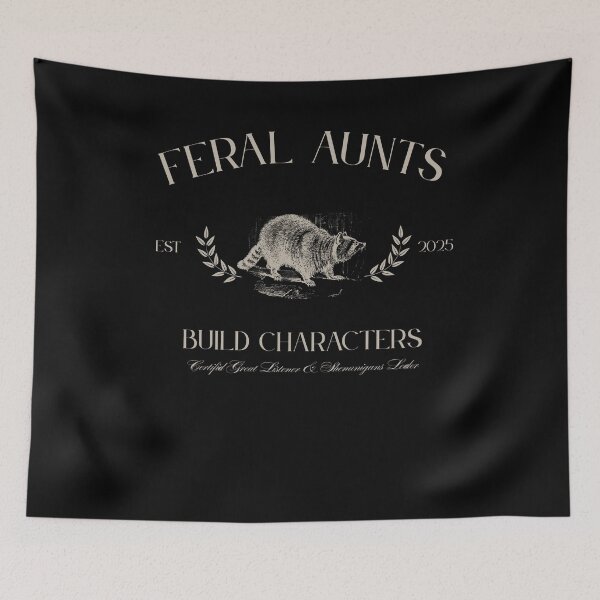 Item preview, Vintage Feral Cool Aunts Club Funny Raccoon Auntie Era designed and sold by Wisppiaa.