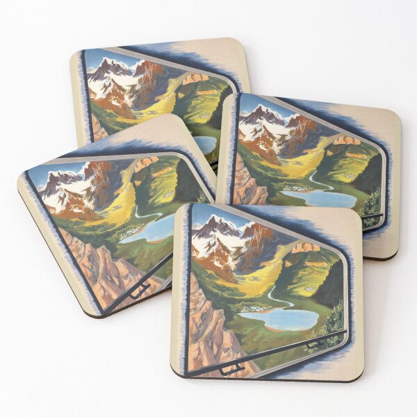 Item preview, Les Alpes France Vintage Travel designed and sold by cutesy.