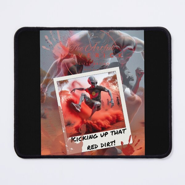 Item preview, Aliens kicking up red dirt! designed and sold by ArtfulMaverick.