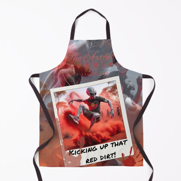 Item preview, Aliens kicking up red dirt! designed and sold by ArtfulMaverick.