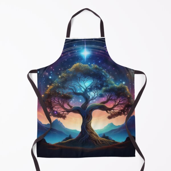Item preview, Cosmic Tree of Life – Celestial Nightscape Artwork designed and sold by RaiyaTees.