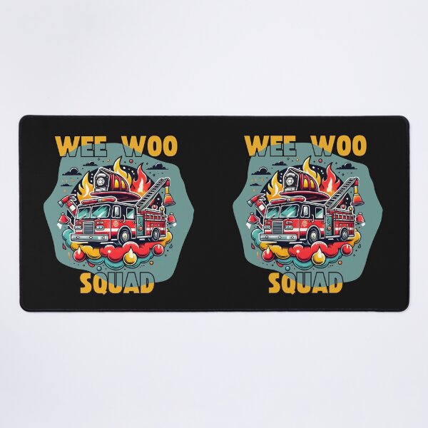 Item preview,  Wee Woo Squad- Firefighter Graphic designed and sold by Ver-Payah.
