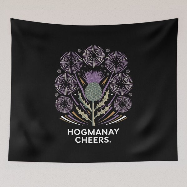 Item preview, Hogmanay Cheers: Winter season artwork designed and sold by Davideus.
