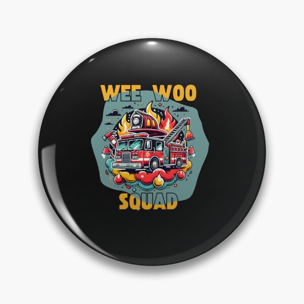Item preview,  Wee Woo Squad- Firefighter Graphic designed and sold by Ver-Payah.