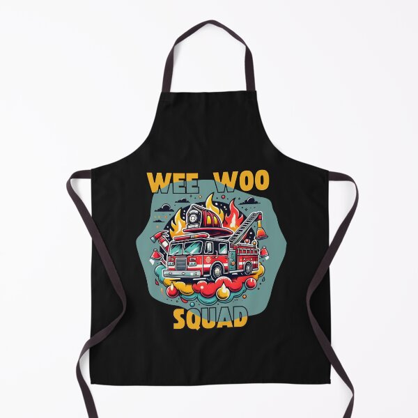 Item preview, Wee Woo Squad- Firefighter Graphic designed and sold by Ver-Payah.