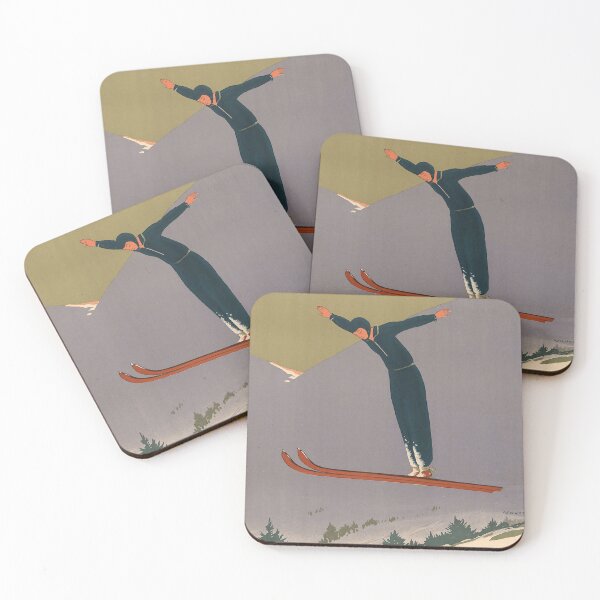 Item preview, Jura France Vintage Ski Travel designed and sold by cutesy.