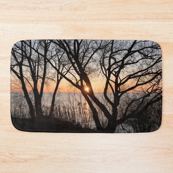 Item preview, Lakeside Sunrise Through Lacy Willow Branches designed and sold by Georgia Mizuleva.
